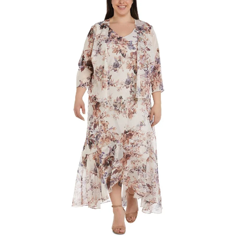 Price Smash Plus Womens 2 Piece Set Hi-lo Shift Dress