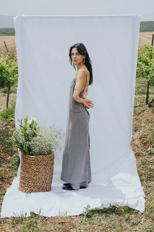Final Sale Tulip Dress - Gray
