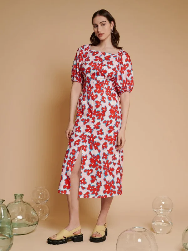 Huge Discounts Scout Floral Midi Dress