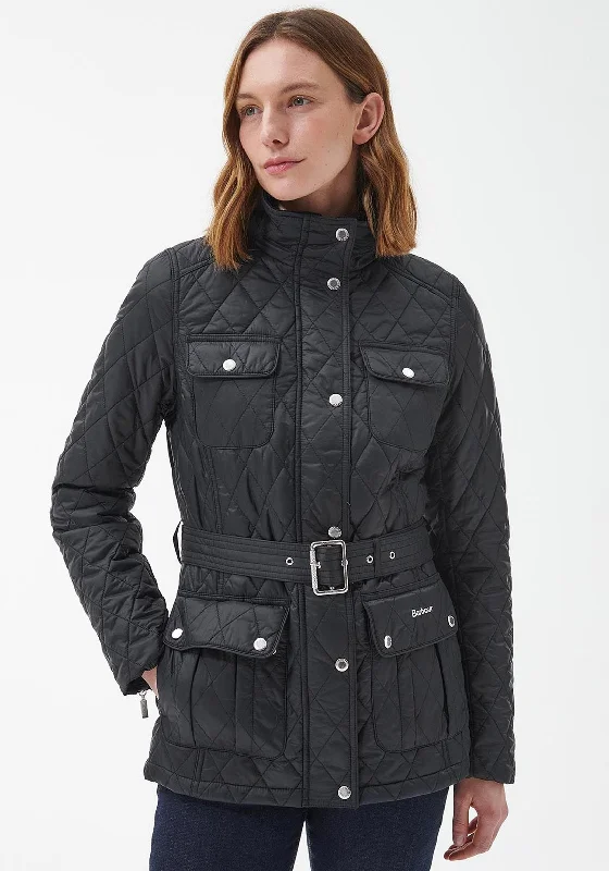 Extra Discounts Barbour Womens Country Utility Quilted Short Jacket, Black