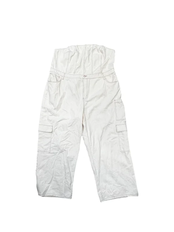 Hurry In Jumpsuit By Wild Fable In Cream Denim, Size: 3x
