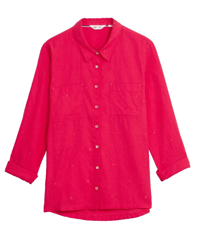 Deal Explosion Sophie Organic Cotton Shirt - Dark Pink