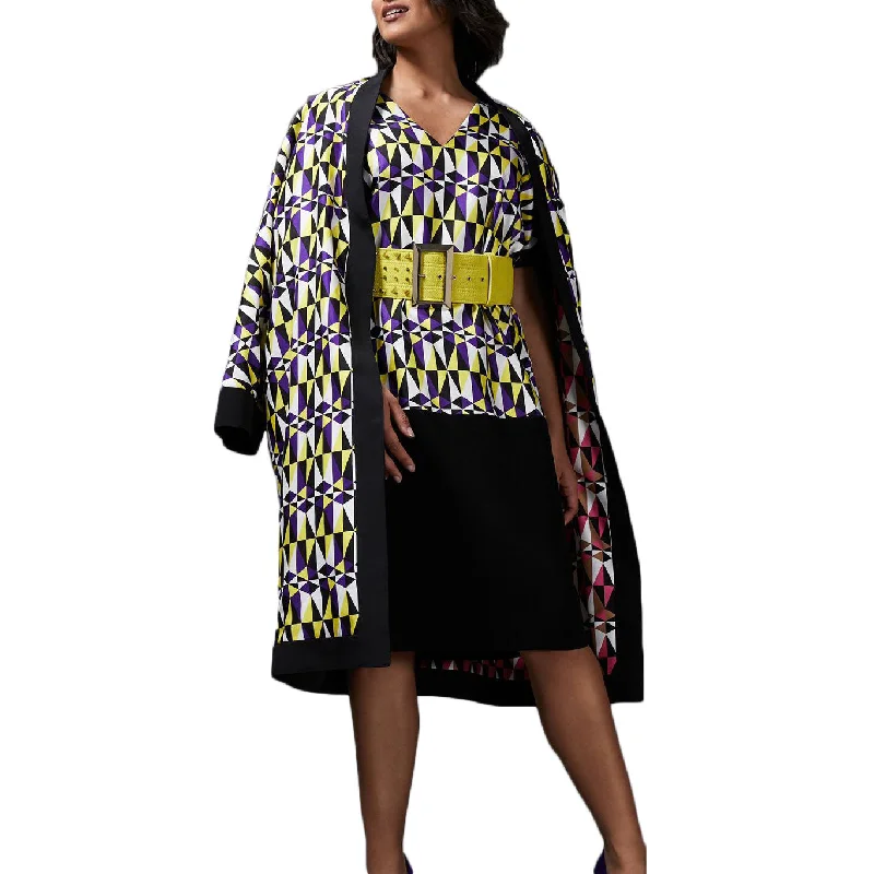 Special Offer MARINA RINALDI Women's Purple Fedelta Reversible Coat $3205 NWT