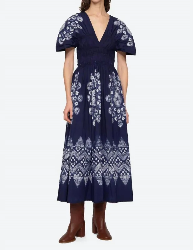 Stock Clearance Yana Dress In Navy