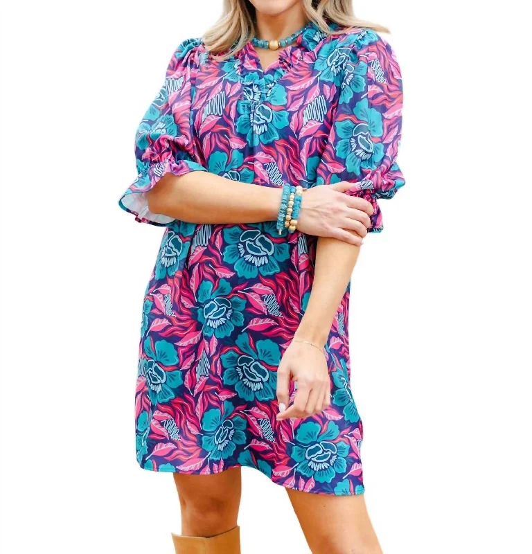 Hot Deal Julie Dress In Lovestruck Teal