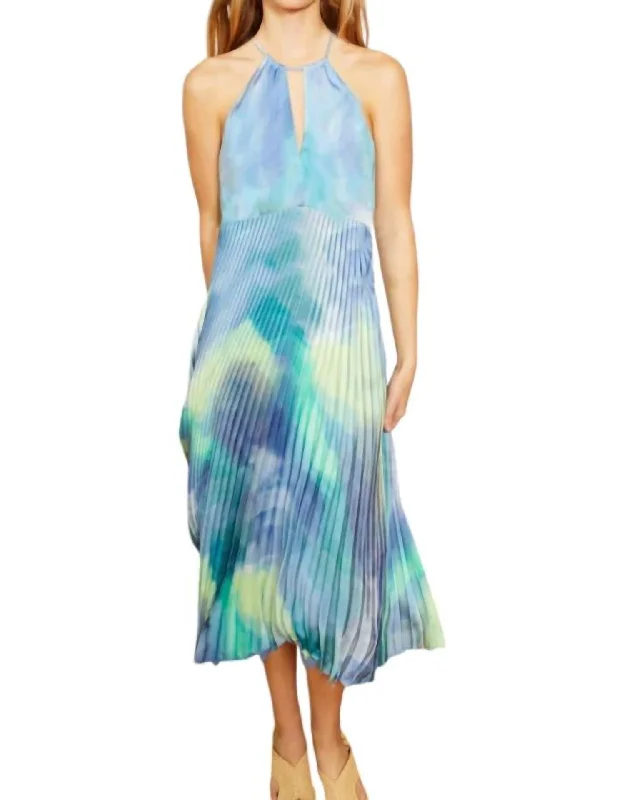 Final Sale Sylvie Dress In Cloudy Skies