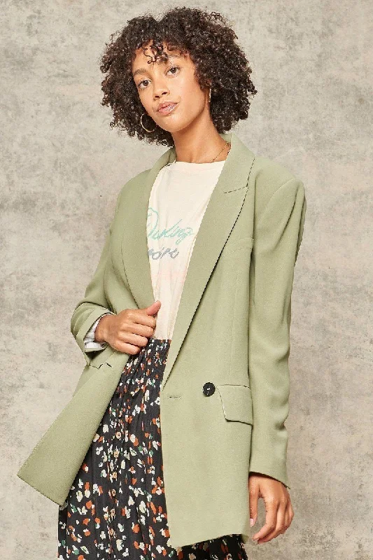 Price Smash A Solid Woven Blazer Jacket