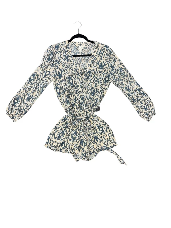 Instant Savings Romper By Cmc In Blue & Cream, Size: 2