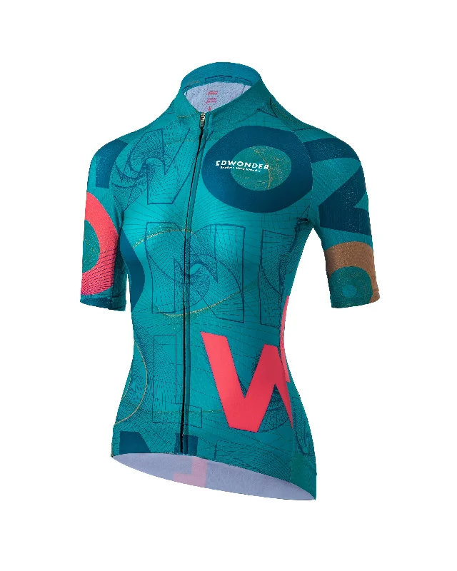 Special Savings Women's Wonderfool Infinite Jersey - Teal Green