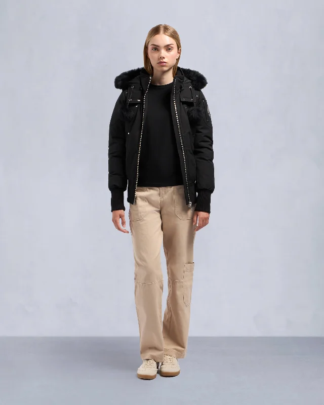Savings Alert ORGINAL DEBBIE SHEARLING BOMBER JACKET