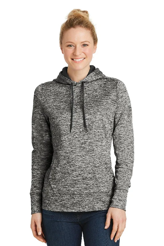 Price Drop Sport-Tek Ladies PosiCharge Electric Heather Fleece Hooded Pullover. LST225