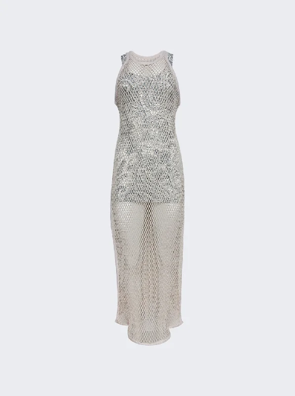 Great Deals Knitted Mesh Dress
