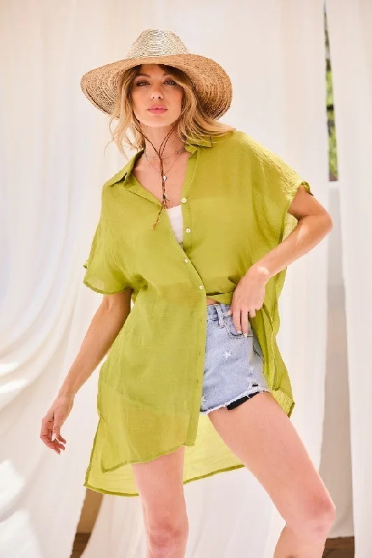 Price Fest Collar Neck Button Down Robe Oversize Jacket