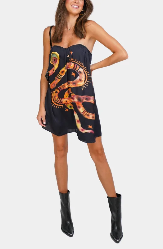 Extra Discounts Hemline Exclusive Charmer Scarf Mini Dress