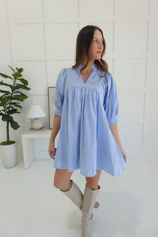 Extra Discounts True To Yourself Mini Dress - Chambray