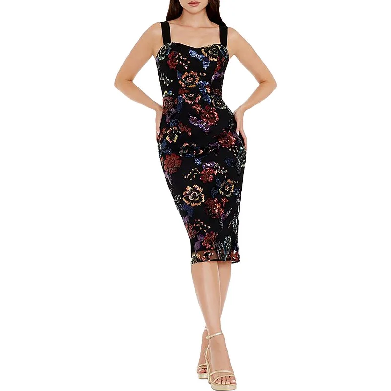 Exclusive Online Offer Womens Mesh Sequined Midi Dress