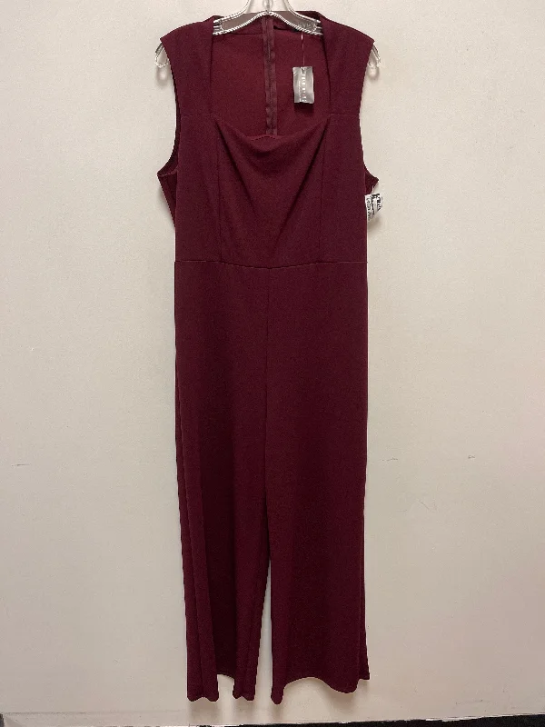 Deal of the Day Jumpsuit By Fashion Nova In Red, Size: 3x
