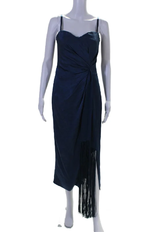 Overstock Jonathan Simkhai Women's Sweetheart Neckline Corset Midi Dress Teal