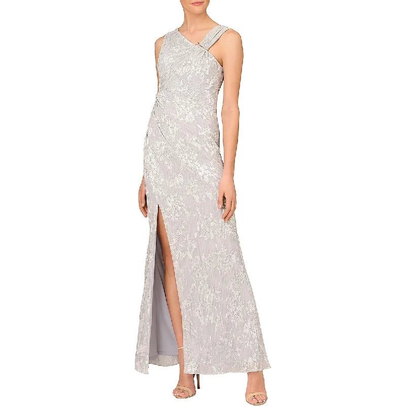 Limited Availability Womens Foil Mermaid Cocktail And Party Dress