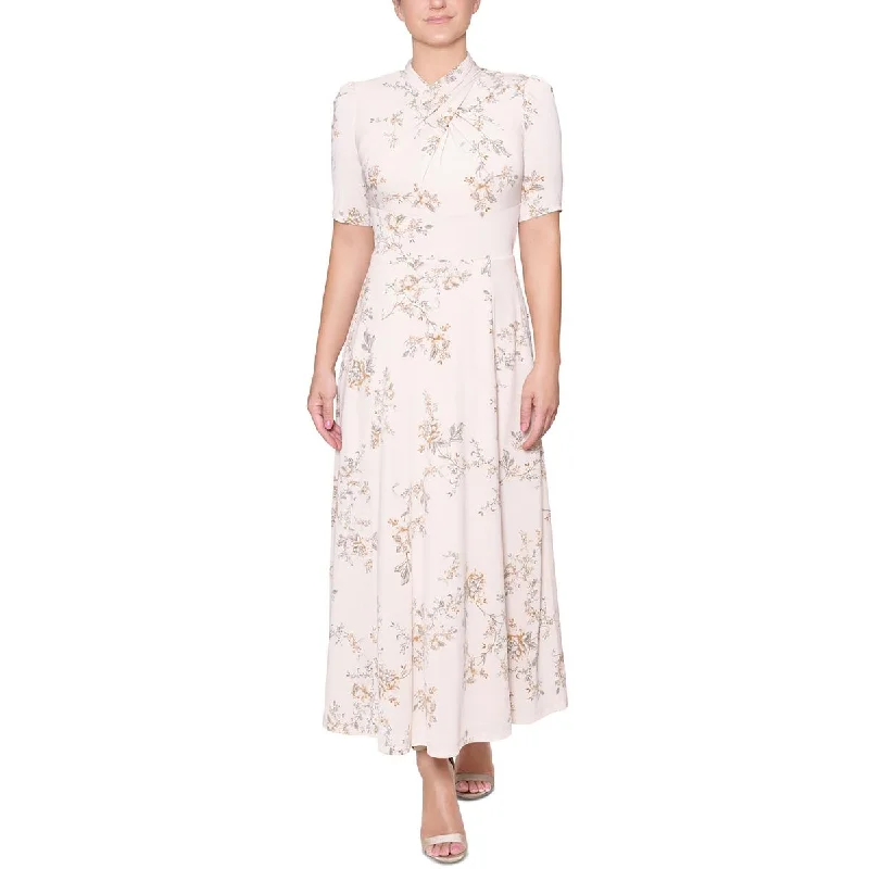 Blowout Sale Womens Floral Pocket Maxi Dress