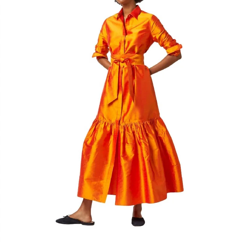 Season Finale Sale Manon Dress In Tangerine