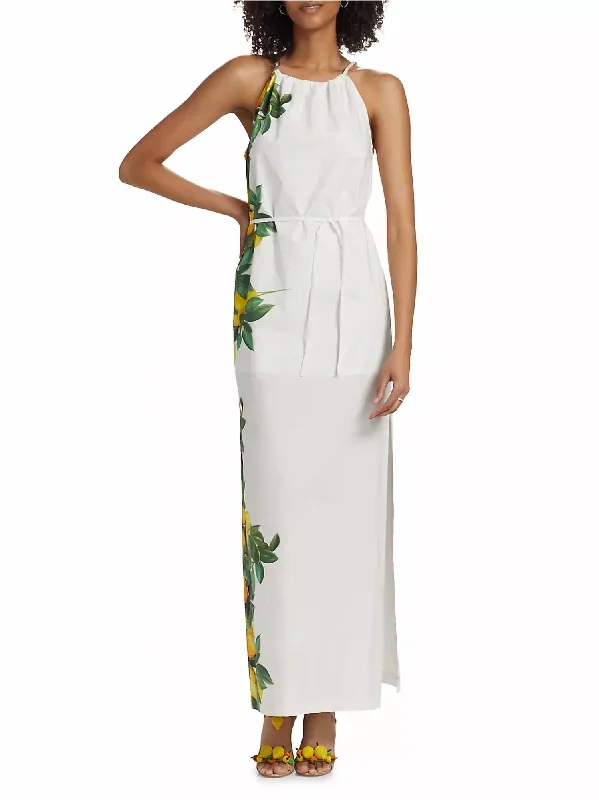 Inventory Reduction Alicanta Maxi Dress In Lemonhead