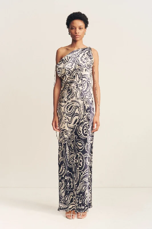 Deep Discounts ANTHEA SILK TIE MAXI DRESS