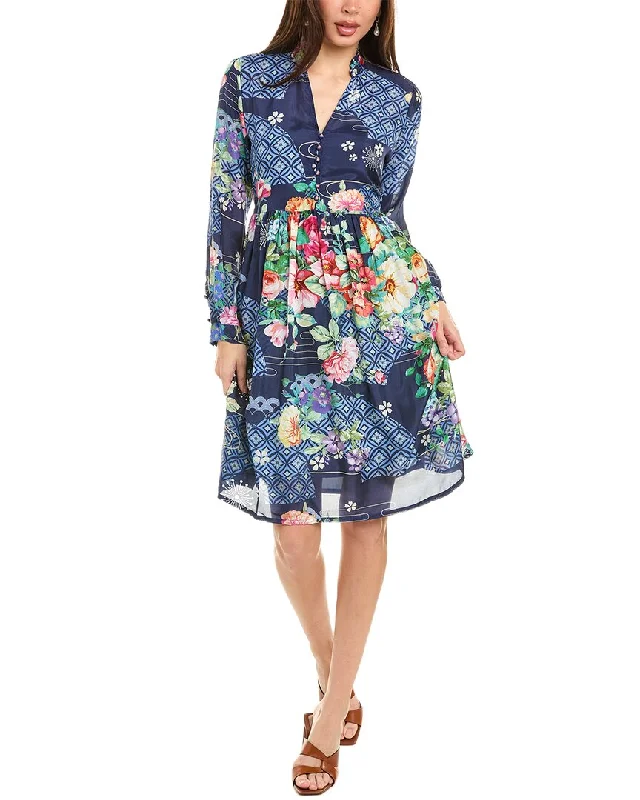 Stock Up and Save Johnny Was Fanny Thula Silk Dress