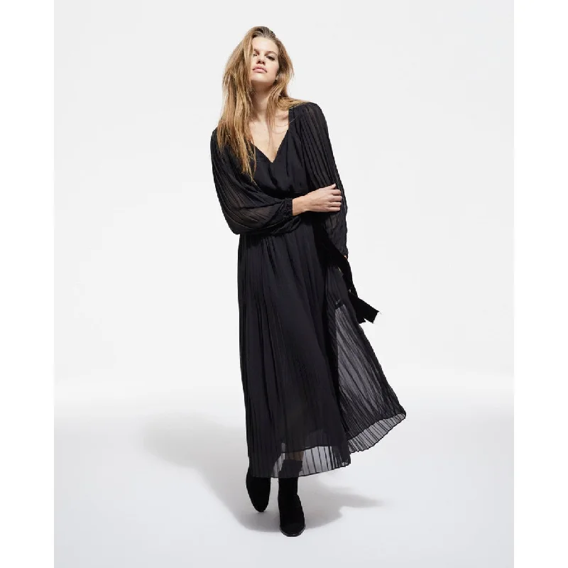 Instant Discount Long-sleeved Maxi Dress