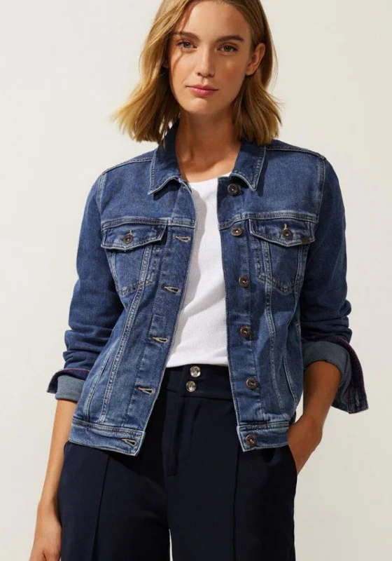 Buy Now Street One Light Denim Jacket, Blue