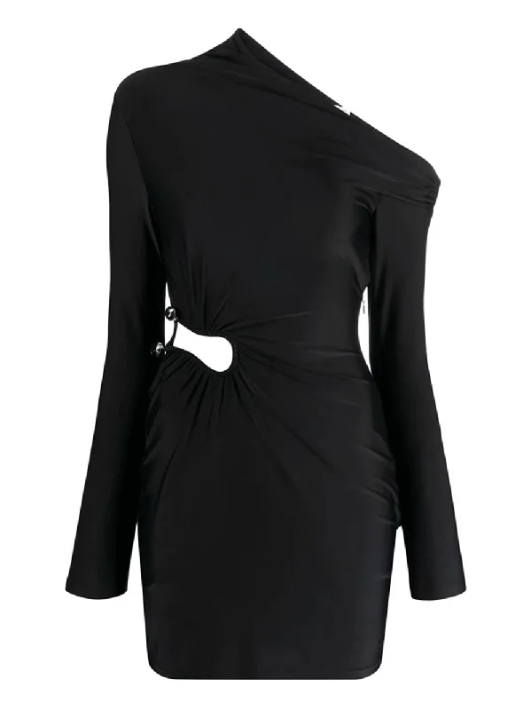 Online Specials Black Jersey Cut Out Mini Dress