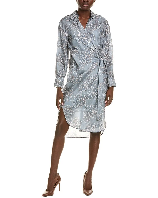 Price Drop Alert Brunello Cucinelli Silk-Blend Midi Dress