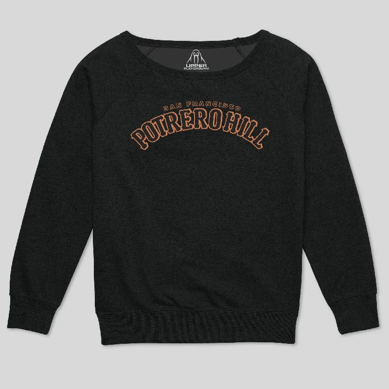Time-Limited Offer POTRERO DISTRICT WOMEN'S SCOOP NECK SWEATSHIRT