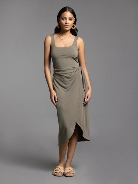One-DAY Sale Jersey Tie Side Wrap Dress