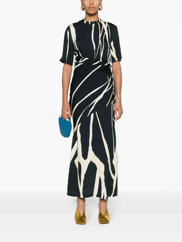 Grand Opening Sale Brantley Dress In Light Fringe Print
