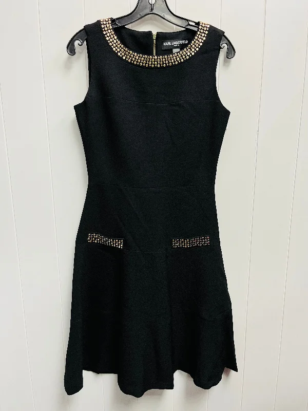 Online Only Dress Designer By Karl Lagerfeld In Black, Size: 2