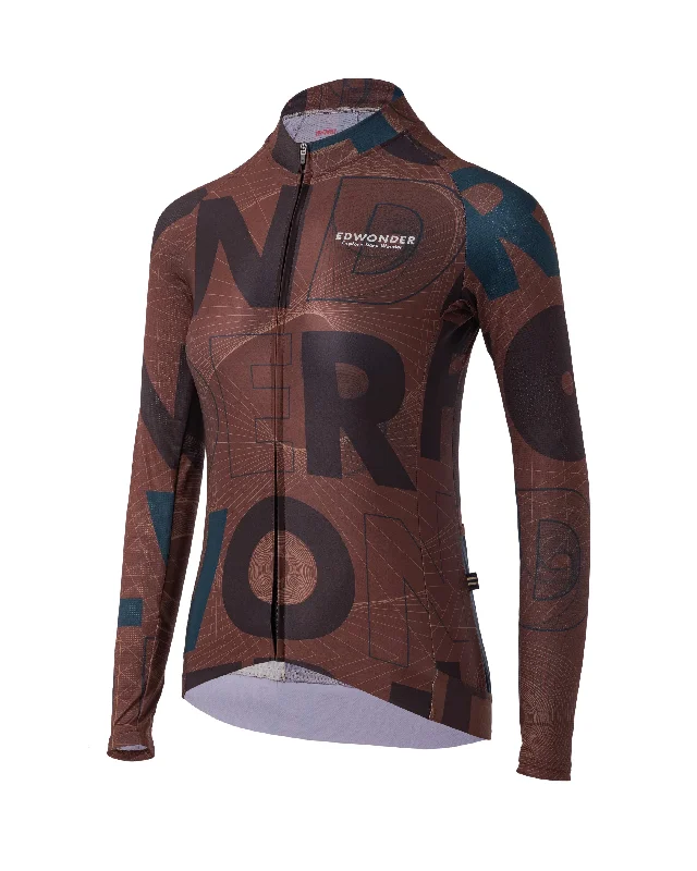 Factory Direct Sale Women's Wonderfool Infinite Long Sleeve Jersey - Ironstone Brown