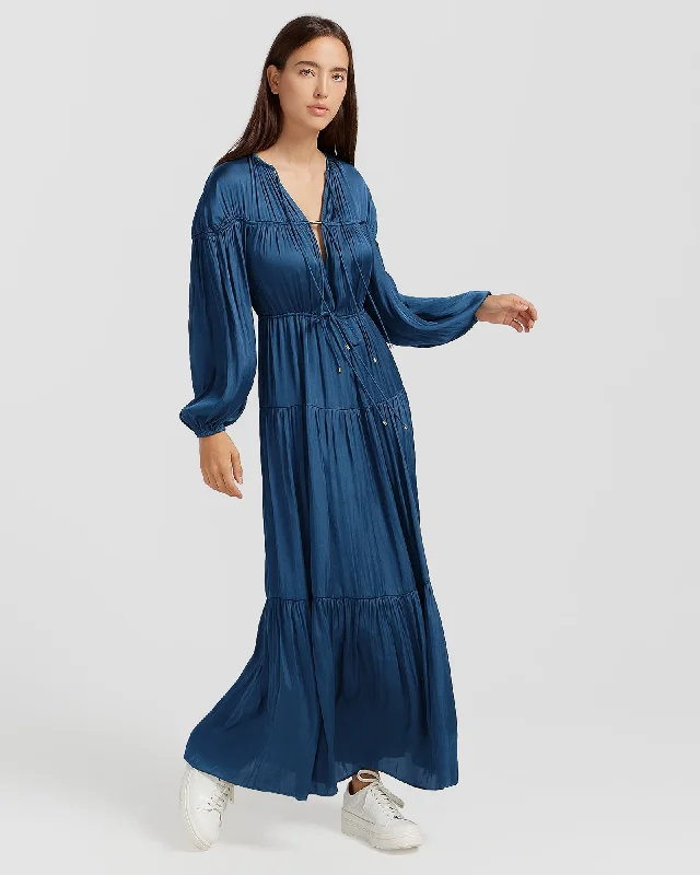 Can't Miss Window Seat Tiered Maxi Dress