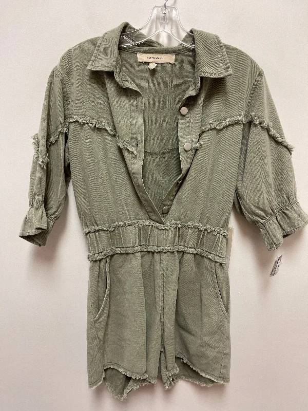 Bonus Savings Romper By Clothes Mentor In Green, Size: S