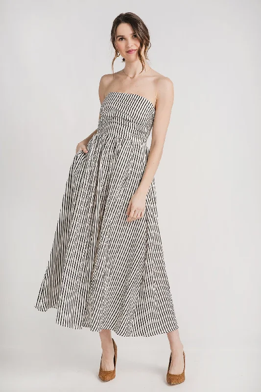The Best Prices By Together Striped Strapless Dress