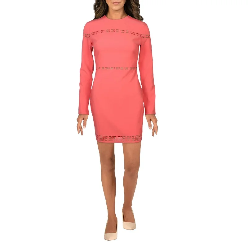 Get It Before It’s Gone Solace Womens Eyelet Short Mini Dress