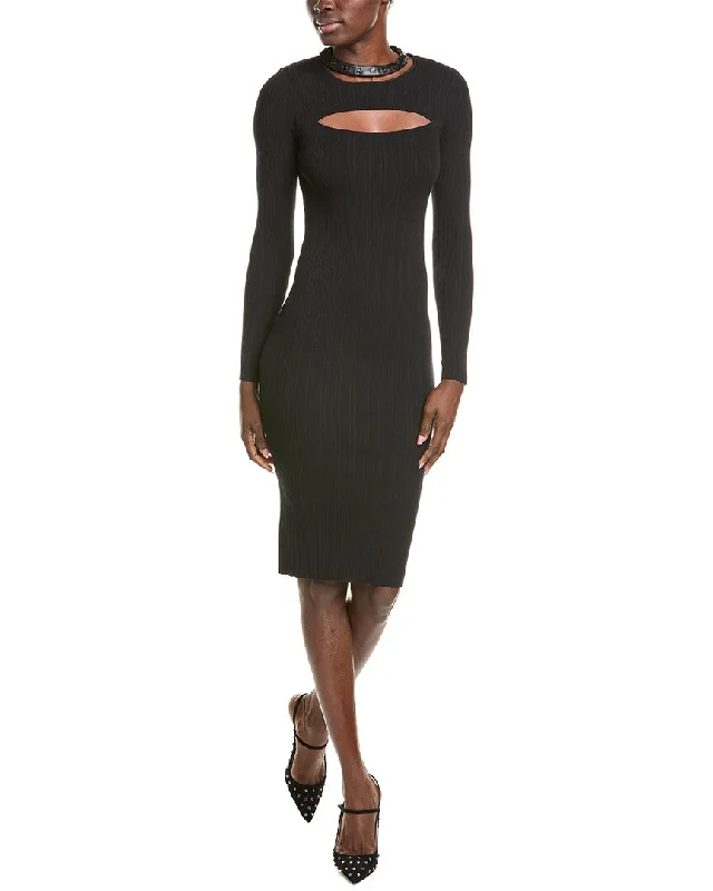 Final Clearance Patrizia Pepe Silk-Blend Sweaterdress