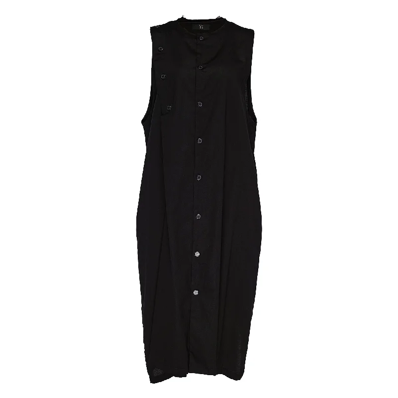 Discount Days Asymmeteric Button Dress