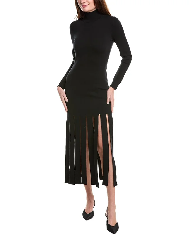 Extra Savings Michael Kors Collection Wool-Blend Streamer Sweaterdress