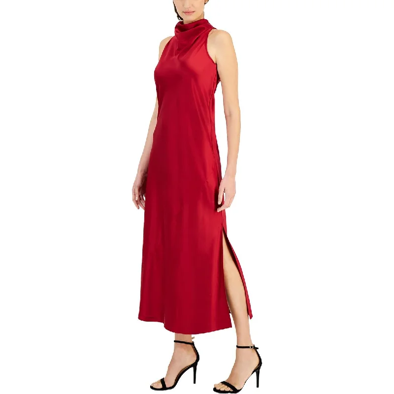 Value Deals Womens Tea Length Cowl Neck Slip Dress