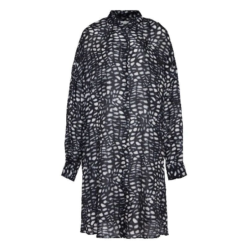 Amazing Deals Oversized Cocoon Shirt Dress
