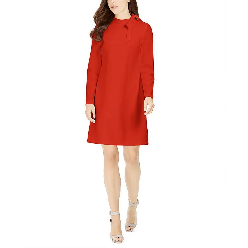 Unmissable Offer Petites Womens Crepe Short Shift Dress