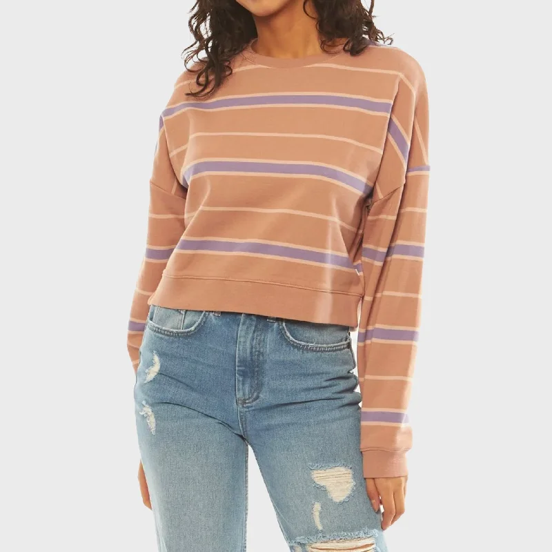 Big Discounts Sisstrevolution Golden Rays Fleece Sweatshirt - Russet