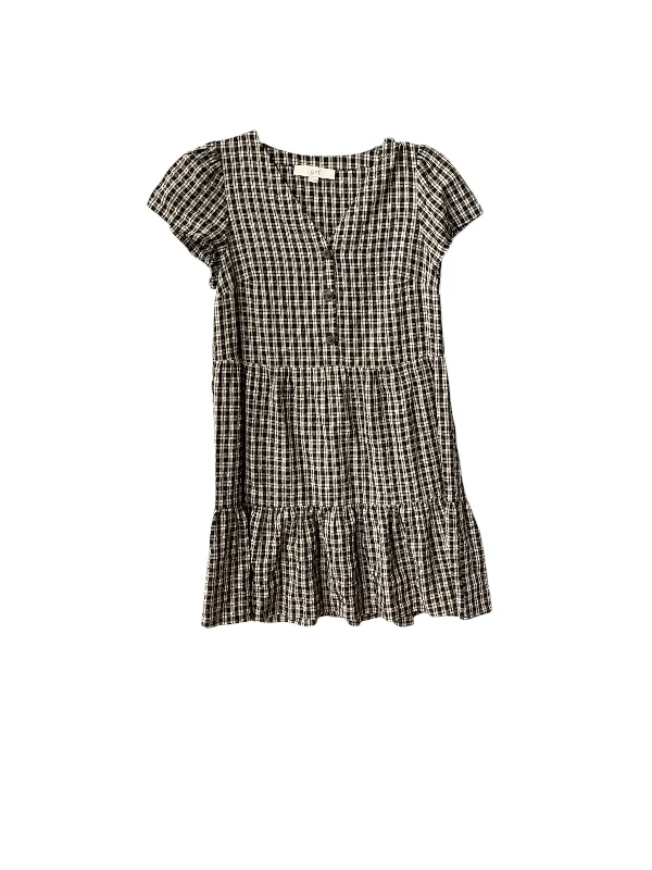 Limited Availability Dress Casual Short By Loft In Plaid Pattern, Size: Sp
