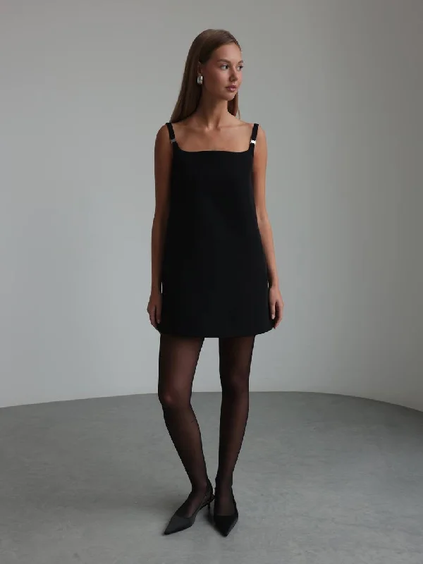 Limited Edition Midnight Allure Strappy Mini Dress